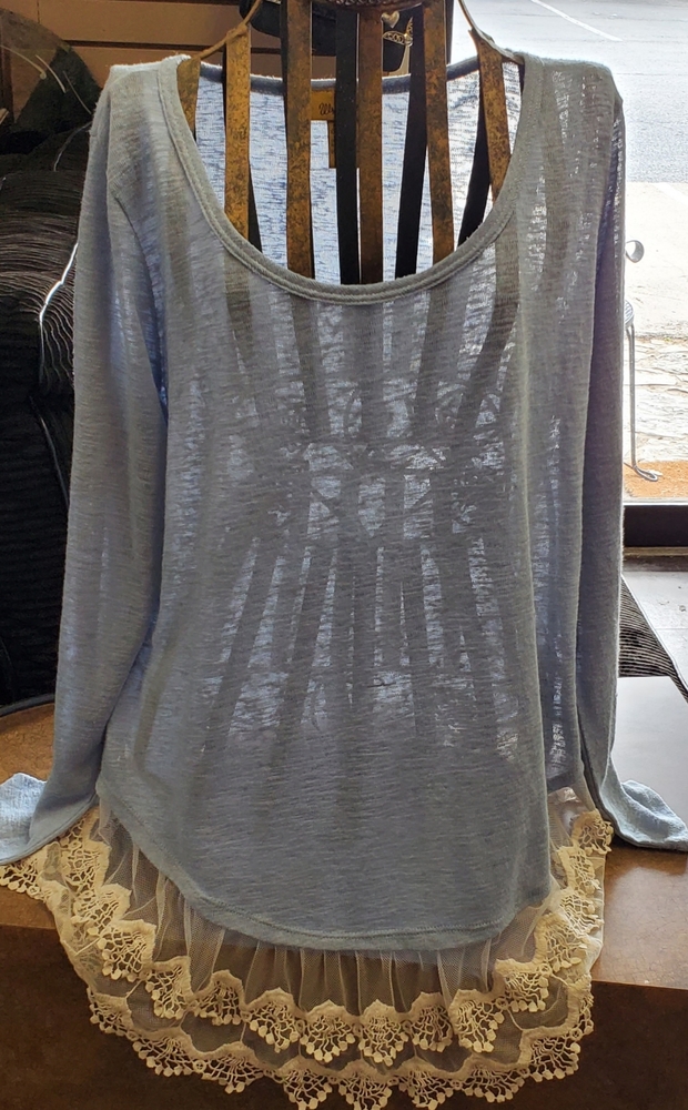 Long sleeve lacy Wranglers Blouse